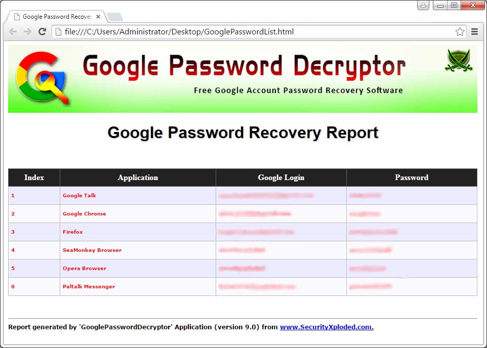 google password generator based on website address