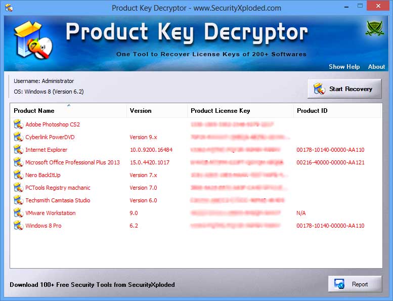 Product Key Decryptor Free Tool To Recover Windows 7 8 10