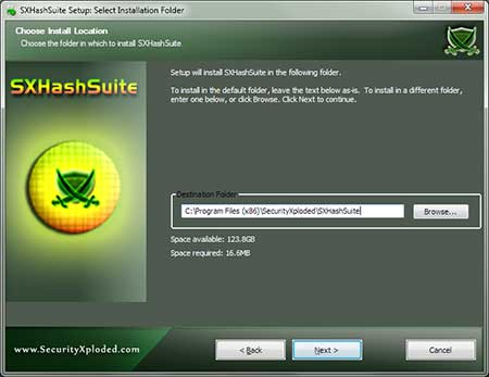 SXHashSuite Installer